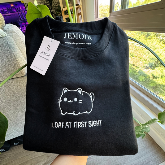 Loaf at First Sight – Embroidered Crewneck