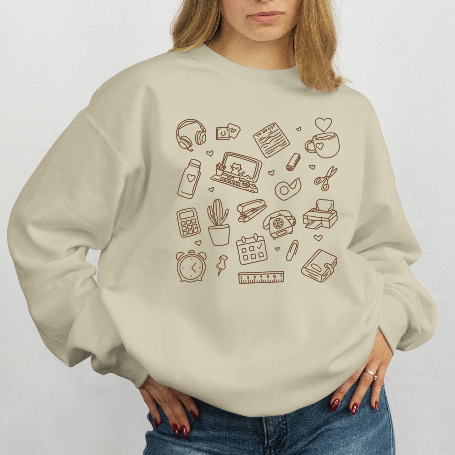 Office & School Vibes Sweatshirt