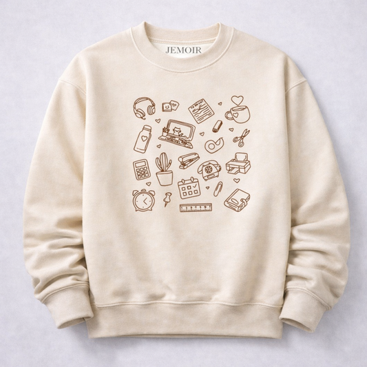 Office & School Vibes Sweatshirt