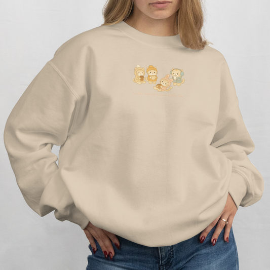 Coffee Cuddles on a Chilly Day Sweatshirt