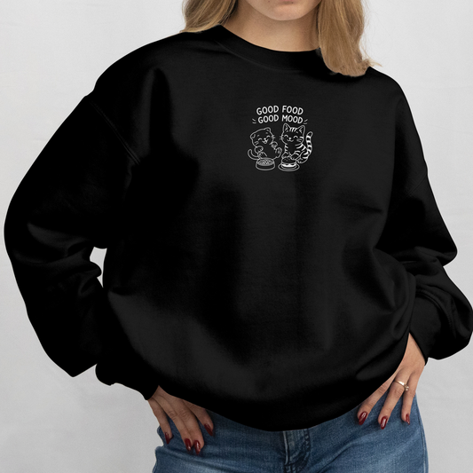 Good Food, Good Mood embroidered Sweatshirt