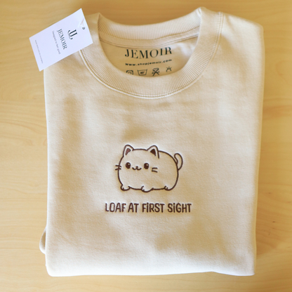 Loaf at First Sight – Embroidered Crewneck