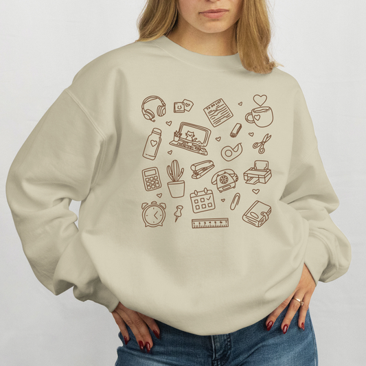 Office & School Vibes Sweatshirt